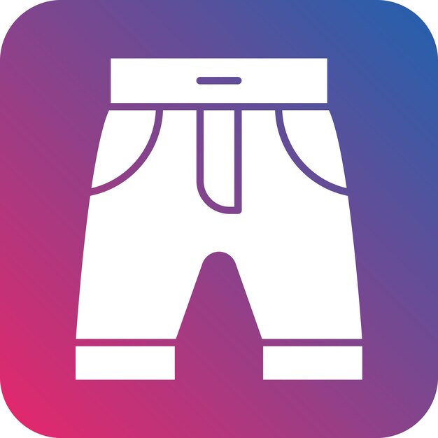 Vector vector design shorts icon style