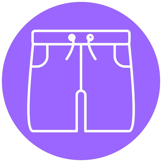 Vector vector design shorts icon style