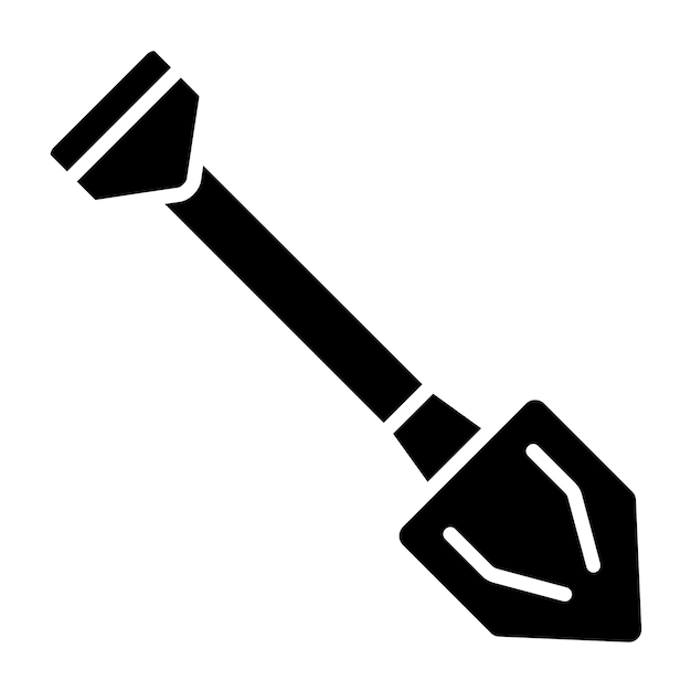 Vector Design Shovel Icon Style