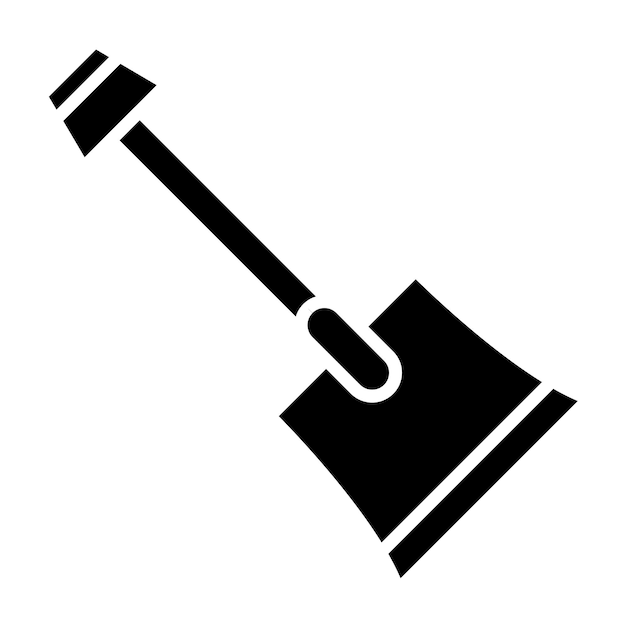 Vector Design Shovel Icon Style