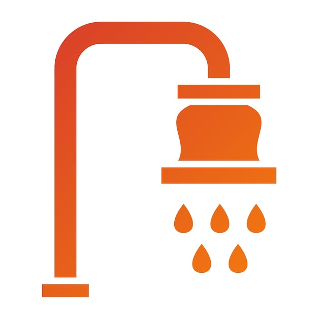 벡터 vector design shower icon style