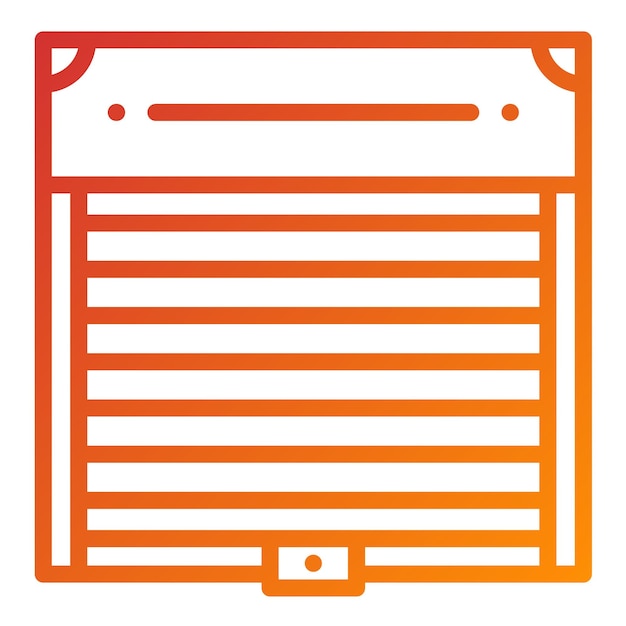 터 디자인 셔터 아이콘 스타일