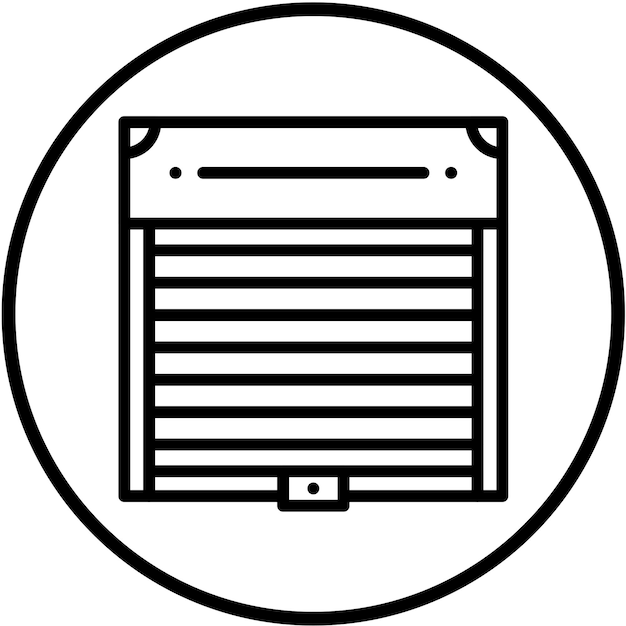 터 디자인 셔터 아이콘 스타일