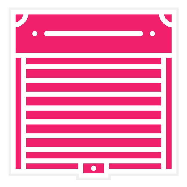 터 디자인 셔터 아이콘 스타일