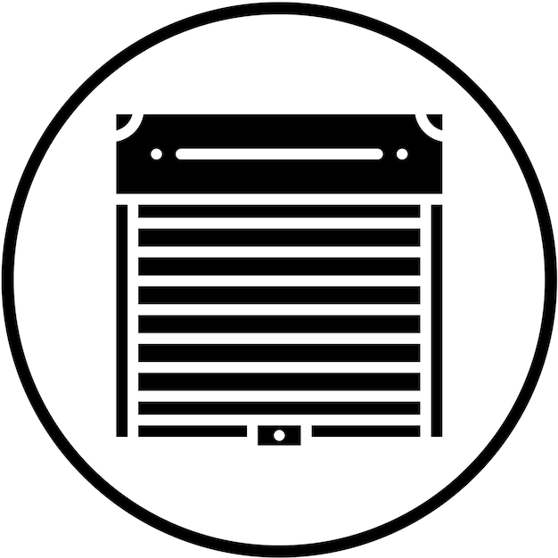 터 디자인 셔터 아이콘 스타일