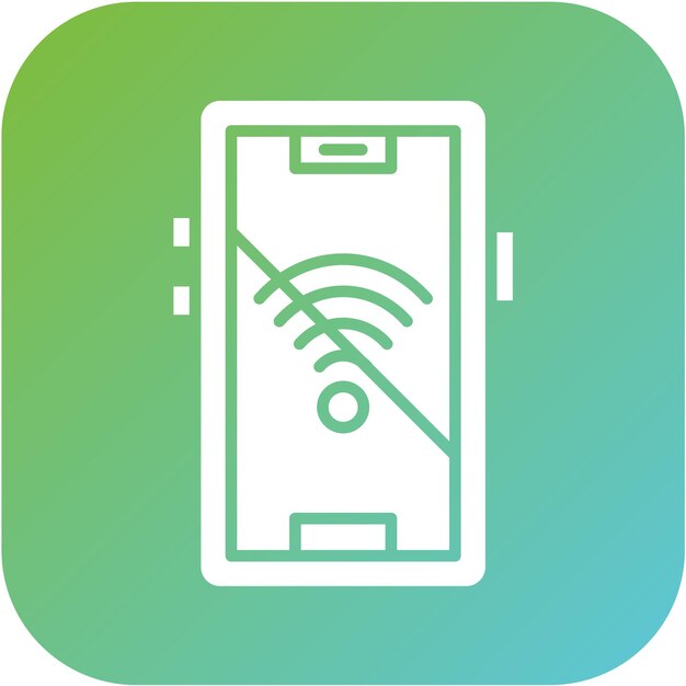 Vector Design Signal Wifi Off Icon Style