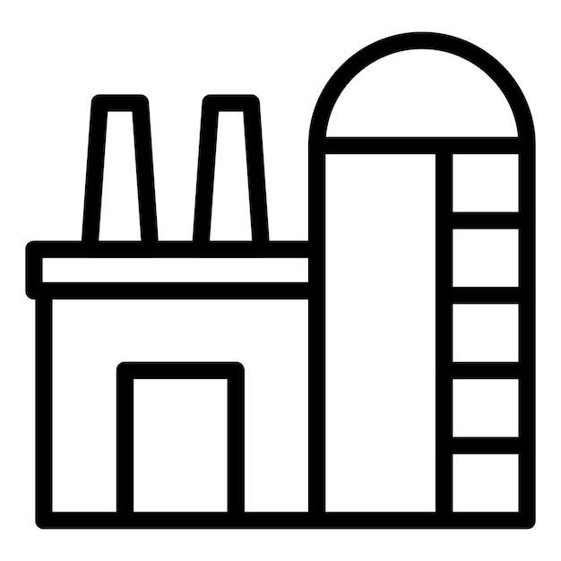 Vector Design Silo Icon Style