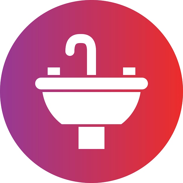 Vector Design Sink Icon Style