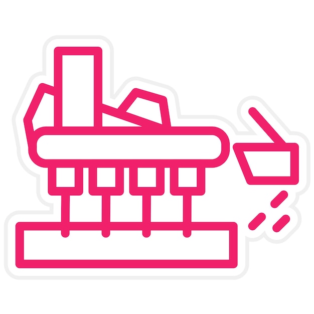 Vector vector design sinter plant icon style