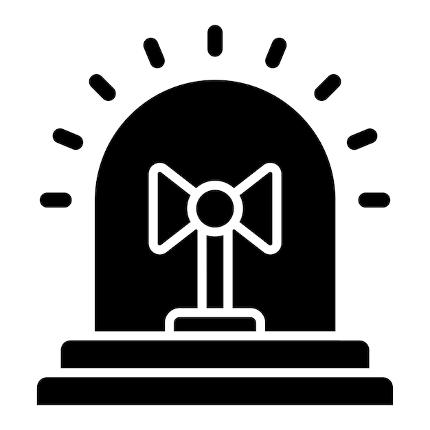 Vector design siren icon style