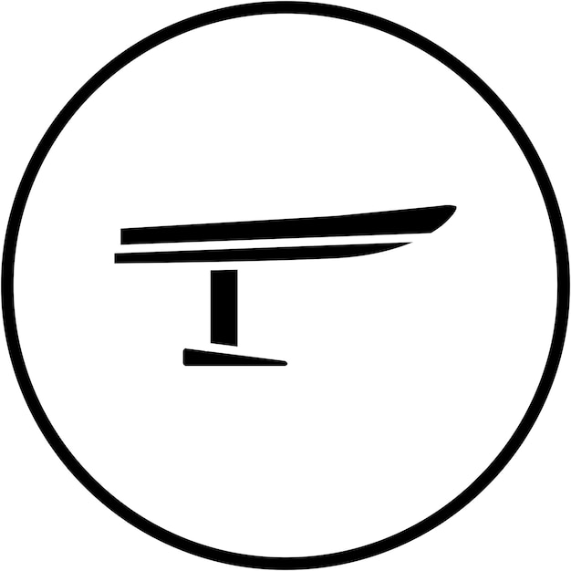 ベクターデザイン シットダウン ハイドロフォイリング アイコン スタイル