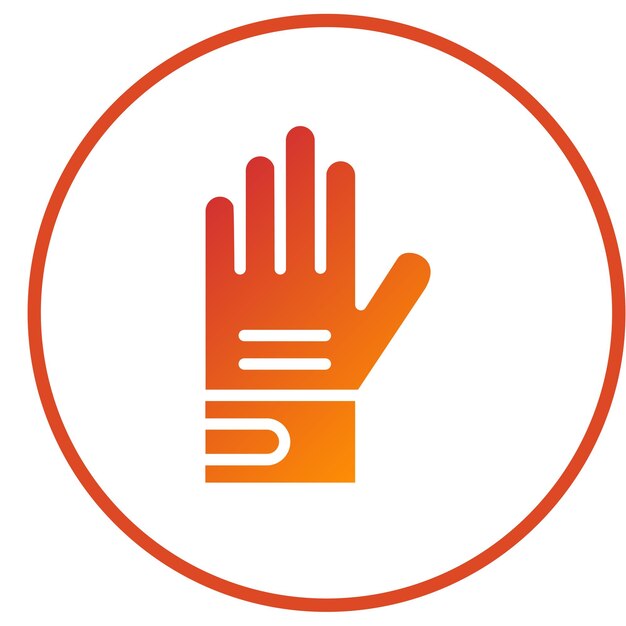 Vector Design Ski Gloves Icon Style