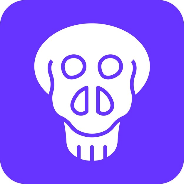 Vector vector design skull icon style