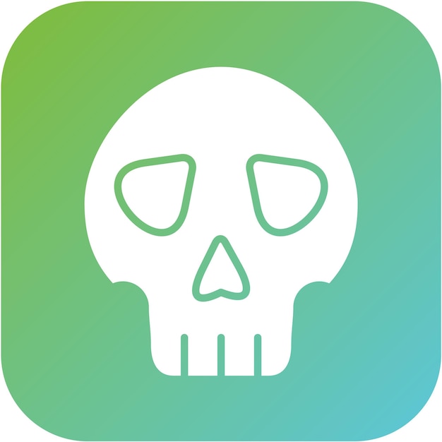 Vector Design Skull Icon Style