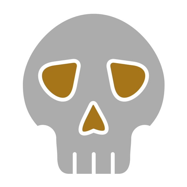 Vector Design Skull Icon Style