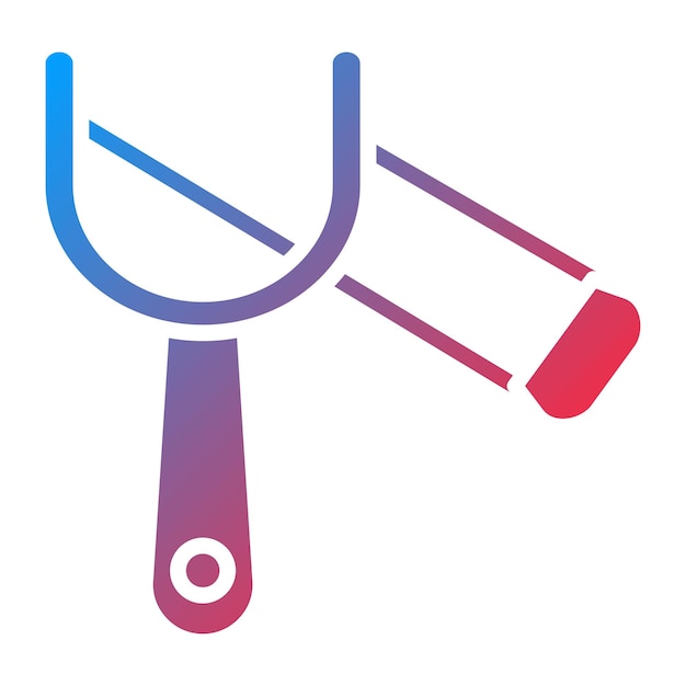 Vector vector design slingshot icon style