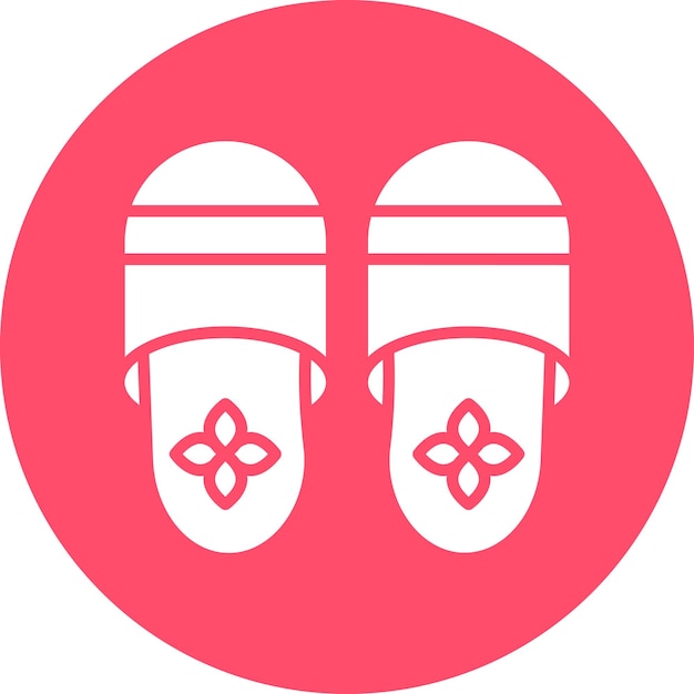 Vector Design Slippers Icon Style