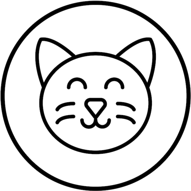 Vector Design Small Animal Supplies Icon Style (Vectorontwerp voor kleine dieren)