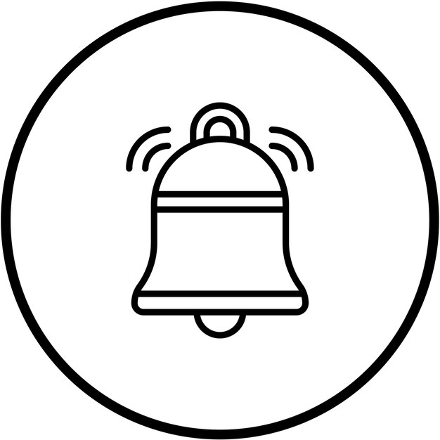 Vector Design Smart Alarm Icon Style