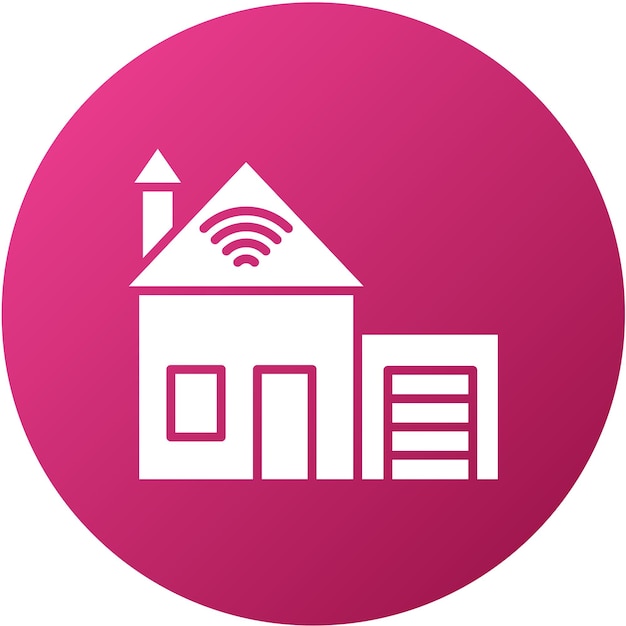 Vector vector design smart home icon stijl