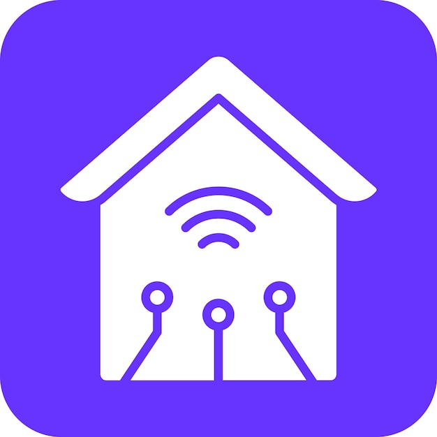 Vector vector design smart home icon style