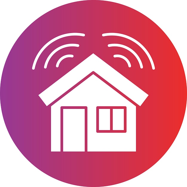 Vector Design Smart House Icon Stijl