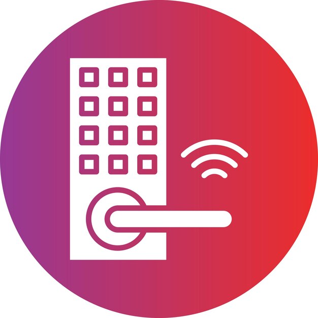 Вектор Векторный дизайн smart lock icon style