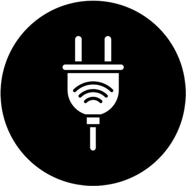 Vector Design Smart Plug Icon Style