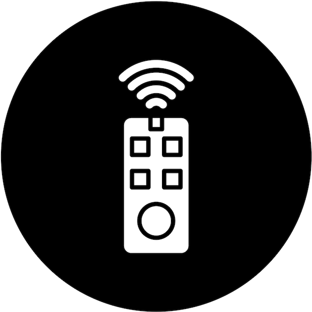 Vector Design Smart Remote Control Icon Style