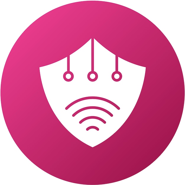 Vector Design Smart Shield Icon Style