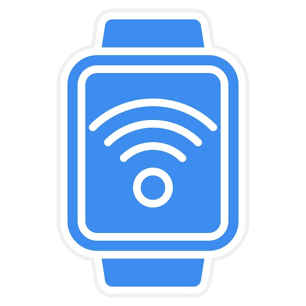 Vector Design Smart Watch Icon Style