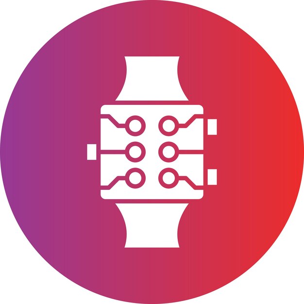 Vector Design Smart Watch Icon Style