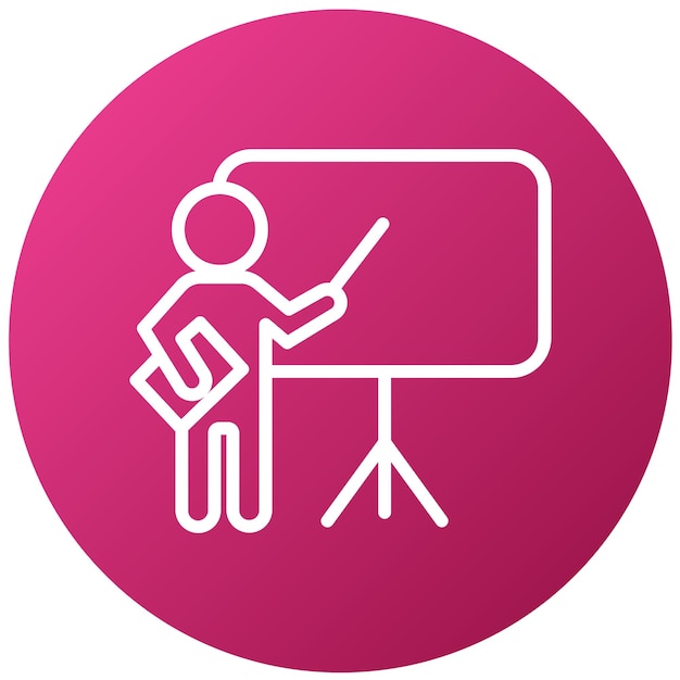 Vector design smartboard icon style