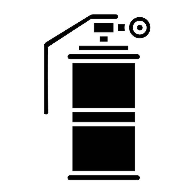 Vector Design Smoke Grenade Icon Style