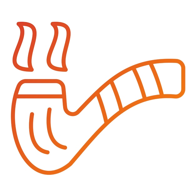 vector design smoking pipe icon style