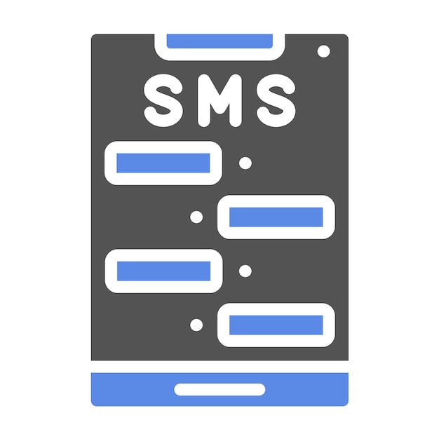 벡터 터 디자인 sms 메시지 아이콘 스타일