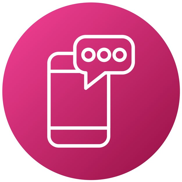 ベクトル デザイン SMS メッセージ アイコン スタイル