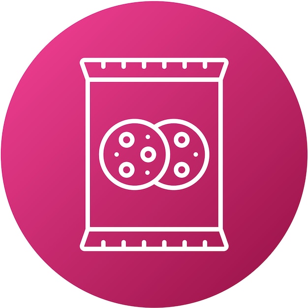 Vector design snacks icon style