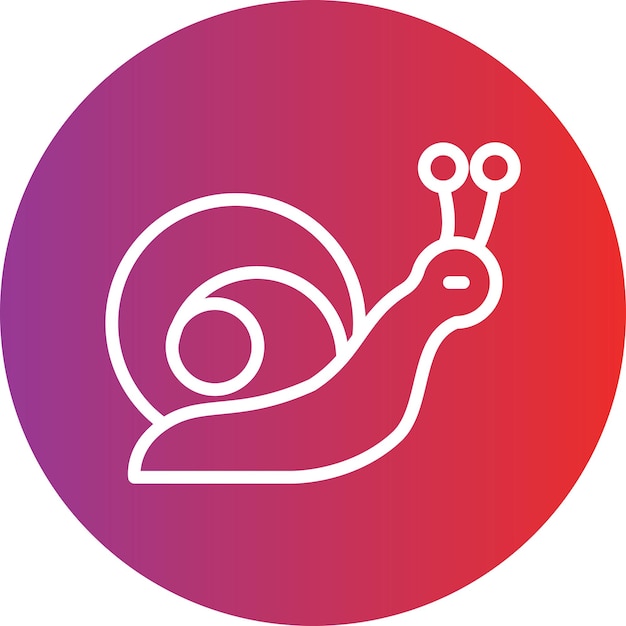 Vector Design Snail Icon Style