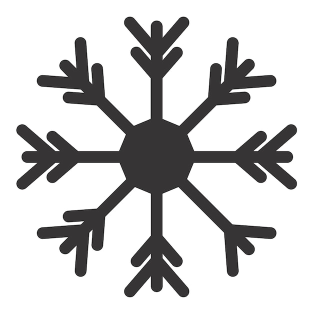 Vector Design Snowflake Icon Style