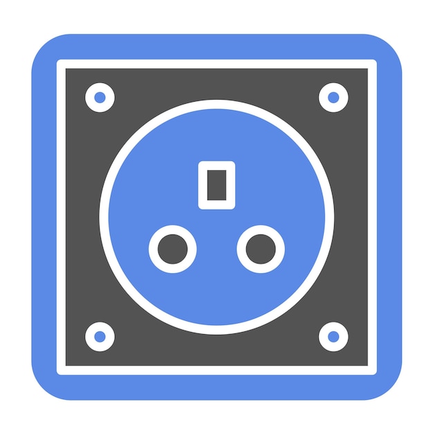 Vector Design Socket Icon Style