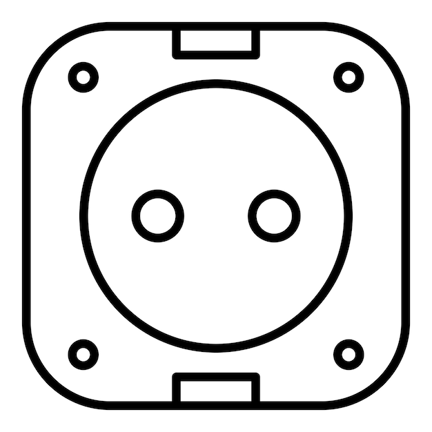 Vector Design Socket Icon Style