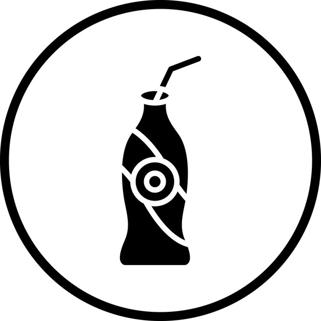 Vector vector design soda icon style