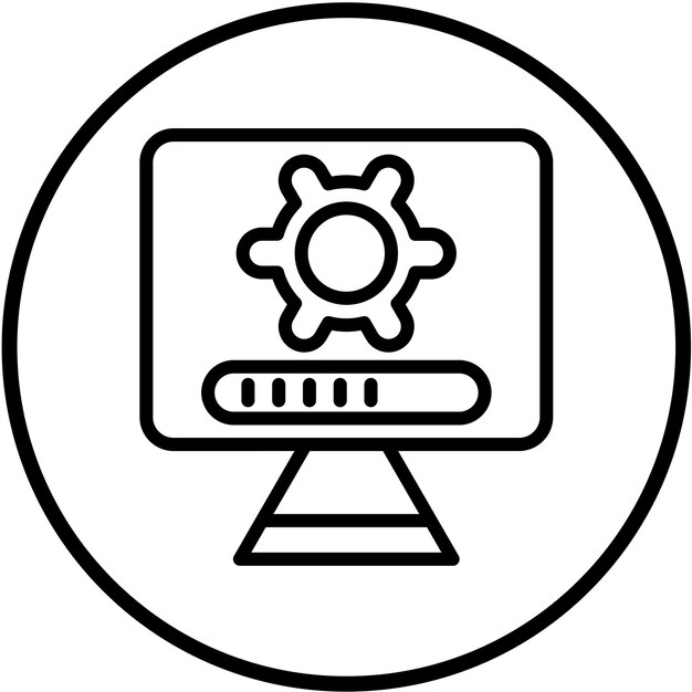 ベクトル デザイン ソフトウェア アップデート アイコン スタイル