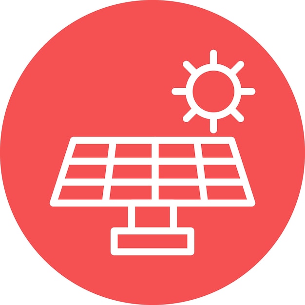 Vector vector design solar panel icon style