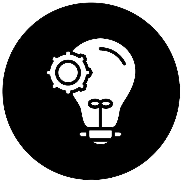 터 디자인 솔루션 아이콘 스타일