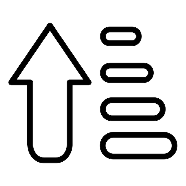 Vector Design Sort Icon Style