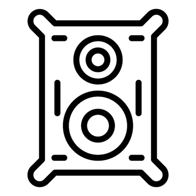 Vector Design Speaker Icon Style