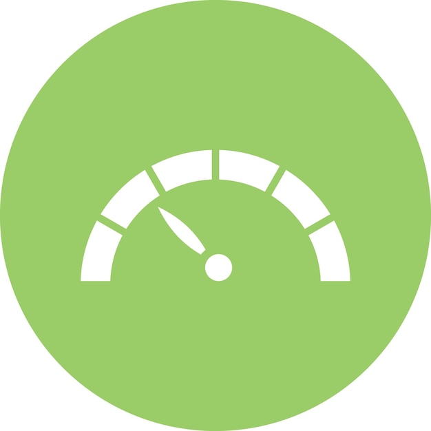 Vector Design Speedometer Icon Style