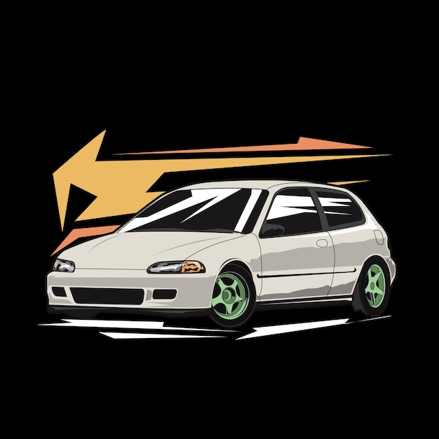 Vector design sportwagen